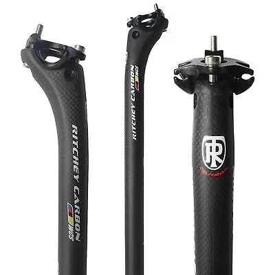 Seatpost 27.2//30.8/31.6mm Matte/Gloss 3k Carbon MTB/Road Carbon Fiber Seat • $41.98