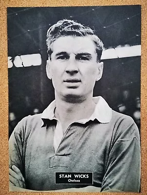 Charles Buchan 1950s Football Annual Picture Chelsea STAN WICKS  • £2.25