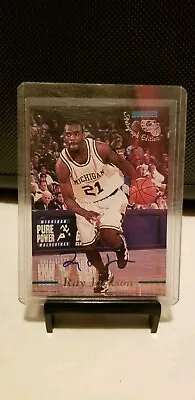 1995 Classic Rookies On Card Auto Ray Jackson Michigan Wolverines Fab Five 5 • $6.99