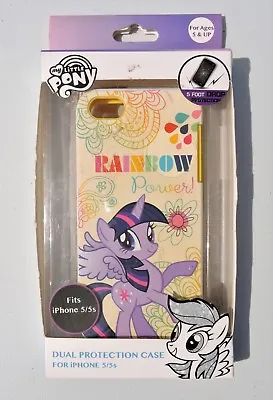 My Little Pony Rainbow Power Dual Hardshell & Soft Gel Case For IPHONE 5 5s New • $9.98