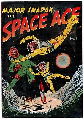 Major Inapak The Space Ace #1 Bob Powell 1951 Golden Age SF Promotional Comic • $10