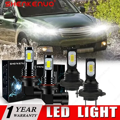 For Subaru Outback Legacy 2005-2013 2014 High/Low Beam LED Headlight Bulbs 6000K • $21.59