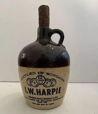 I. W. Harpie Moonshine Jug Whiskey. Crock Jug. Used Drity. • $20