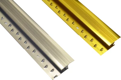 £4.99 • Buy Carpet To Wood Tile Metal Strip Door Plate Z Trim Threshold Silver / Gold 900mm