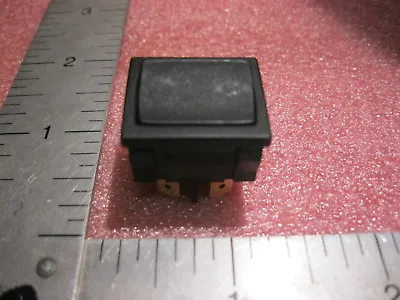 C&K D Series Rocker Switch 4A 125VAC 2A 250VAC DPDT Black Made In USA • $3.50