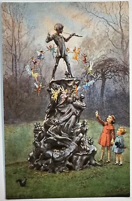 Peter's Friends By Margaret Tarrant Peter Pan Statue Kensington Gardens Postcard • $7