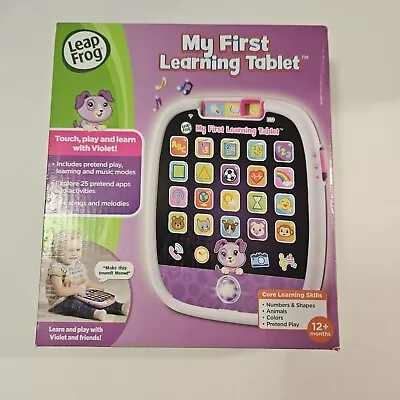 LeapFrog My First Learning Tablet Purple Interactive Learning Toy Violet NEW • $15