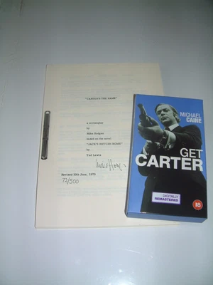 £175 • Buy 'Get Carter' Signed Copy Of Original Shooting Script