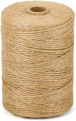 £5.49 • Buy 100m 3 Ply Natural Brown Soft Jute Twine Sisal String Rustic Cord Shabby