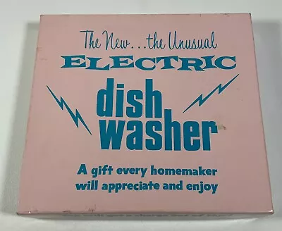 Electric Dishwasher 1972 NOVELTY GAG GIFT JOKE VINTAGE Leister Game Co. • $24.95