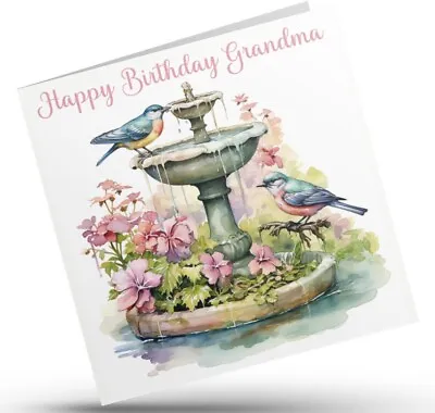 Personalised 60th 70th 80th 90th 100th Birthday Card Female Nan Mum Sister Aunt • £3.86