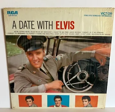 Elvis Presley - A Date With Elvis - LP RCA LSP-2011(e) 1959 EX/VG+ • $31