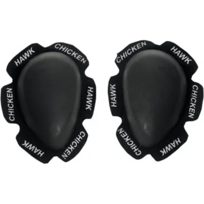 Chicken Hawk Racing Lightweight Protective Black Motorcycle One Size Knee Slider • $35.95