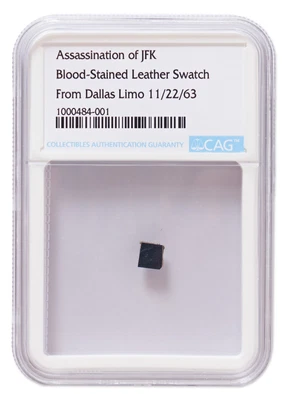 $3444 • Buy John Kennedy Assassination Limousine Leather Swatch CAG