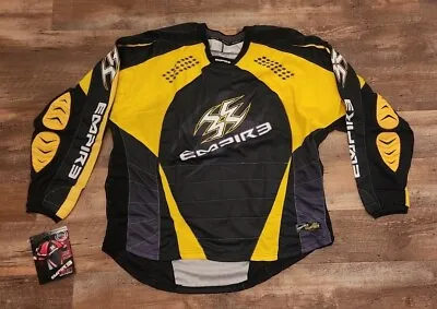 NEW! NWT Empire Contact TT Padded Paintball Jersey Yellow Black Size 3XL  • $80.99