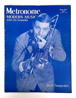 Metronome Magazine Jack Teagarden Cover November 1941 • $21.99