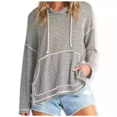 Billabong Beach Daze Striped Hoodie Size Medium EUC • $21