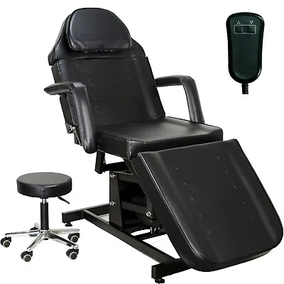 InkBed Black Electric Height Adjustable Massage Tattoo Bed Studio Equipment • $499.88