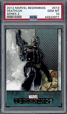 2012 Marvel Beginnings Series 2 #213 Deathlok PSA 10 💎 🔥RARE🔥 • $100