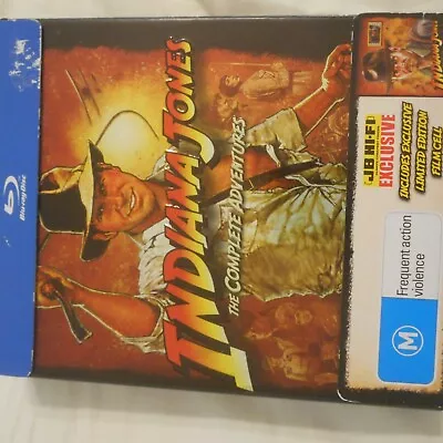 $46.76 • Buy Indiana Jones The Complete Adventures Bluray Dvd Boxed Set