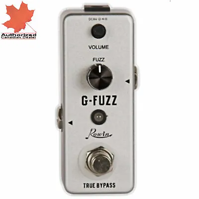 Rowin LEF-322 G-Fuzz Vintage Germanium Analog Fuzz Guitar/Bass Effect Pedal New • $31.84