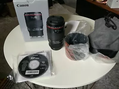 Canon EF 100mm F/2.8L MACRO IS USM Lens Mint Condition Hardly Used • £450