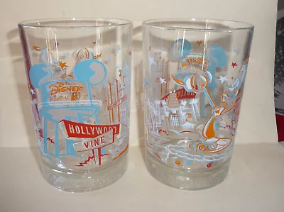 Walt Disney World Remember The Magic 25th Anniversary McDonalds Glasses Set Of 2 • $8.99