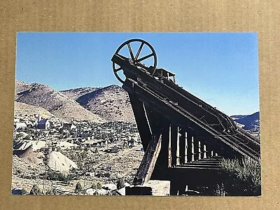 Postcard Virginia City Nevada Virginia Truckee Railroad Mining Shaft Head Frame • $5.99