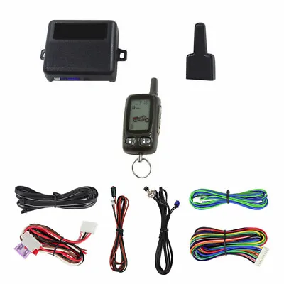 Megalarm MEGA3100 2-Way LCD Paging Motorcycle Alarm Remote Bike Security System • $99.95