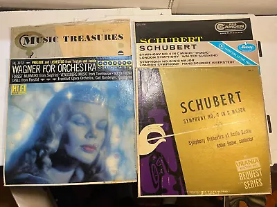 Lot Of 5 Vintage Classical LPs Schubert Wagner - Vinyl - Used • $5