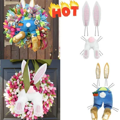 DIY Bunny Butt With Ears Wall Hanging Easter Bunny Wreath Kit For Easter Decor • £9.59
