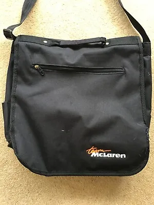 £12 • Buy Team McLaren Racing Official F1 Rare Black Satchel Bag Formula 1 With Logo