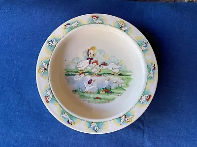 Vintage Nostalgic Wade Of England  Duck Themed Child's Bowl • $12