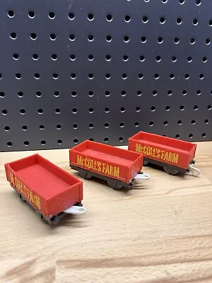 Thomas & Friends Trackmaster Cargo Lot McColls Farm Empty Wagon Cars • $18.99