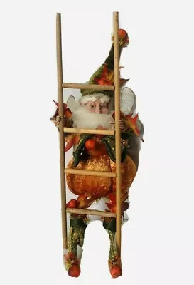 Mark Roberts Collection Fairy Pumpkin Fall Harvest Thanksgiving And Ladder Decor • $65