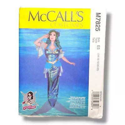 McCall's M7825 Halter Neck Mermaid Costume Sz 14-22 UNCUT Pattern OOP Cosplay • $8.99