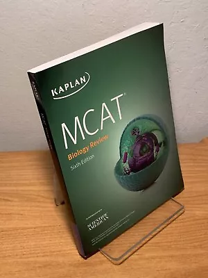 Kaplan: MCAT Biology Review 6th Edition By Alexander Stone Macnow Illustrated. • $12.99