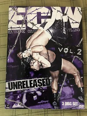 WWE: ECW Unreleased Vol. 2 (3-Disc Set DVD 2013) Like New • $30