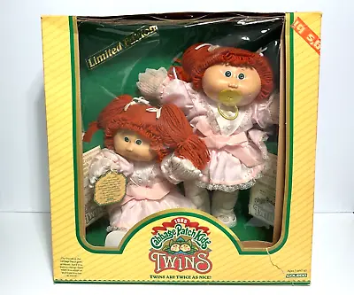 1985 COLECO Cabbage Patch Kids Adorable Twins Buffy & Federica New • $120
