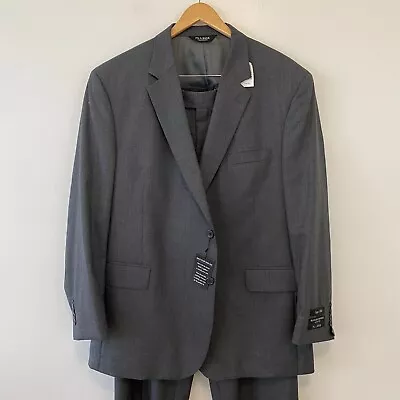 Jos A Bank Grey Wool 2 Piece Suit 48R / 38 Long • $198