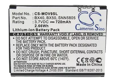 Battery For Motorola MOTOZINE ZN5 RAZR2 V9x  MOTORAZR2 V9  MOTORAZR2 V9m MOTO U9 • $16.45