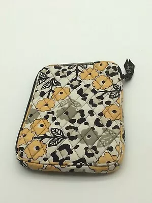 Vera Bradley Tablet Cover Case Mini IPad Kindle 6.25 X 8.5 Go Wild Yellow Black  • $12.50