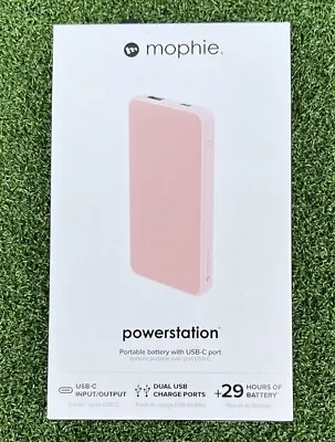 Mophie Powerstation 8000mAh Portable Battery With USB-C / USB-A Port -Pink • $0.99