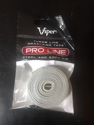 Viper Pro Line-dart Board Throw Line Regulation Measuring Tape New Never Used ! • $6