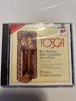 Puccini - Michael Tilson Thomas Eva Marton Jose Carreras Juan Pons CD NEW SEALED • $5