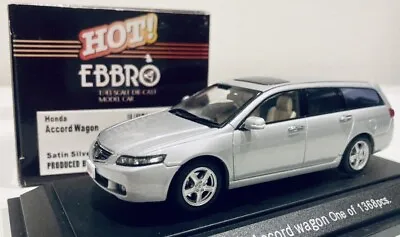 EBBRO 1/43 HONDA ACCORD WAGON 2003 Model Car SATIN SILVER • $99.95