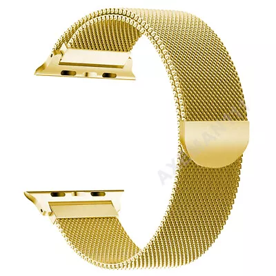 $11.49 • Buy Apple Watch Band Series 6,5,4,3,2,1,SE Milanese Magnetic Stainless Steel Strap