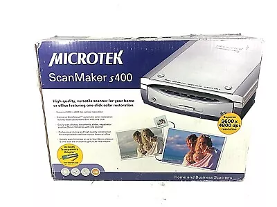 Microtek ScanMaker S400 Flatbed Scanner 4800x9600 DPI 48-Bit Color USB  • $63.70