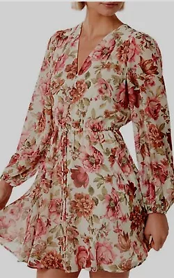 $55 • Buy Forever New Women Dress Size 10 Danielle Yoke  Skater Dress