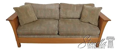 62712EC: STICKLEY Prairie Style Mission Arts & Crafts Sofa • $2795